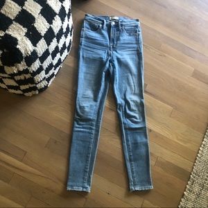 Madewell 10" High-Rise skinny jeans 25